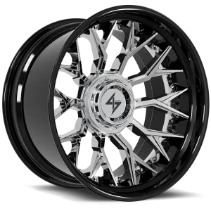 Sentali – BFX2 – Chrome – 22″x10″ -24mm – Summer Wheels – SBFX23221082243